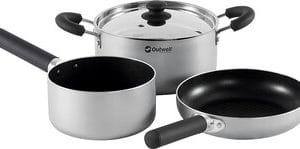 Batterie cuisine Outwell Feast M _2 casseroles, 1 poêle_