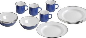 Vaisselle émaillée BRUNNER Eastwood 12-pcs
