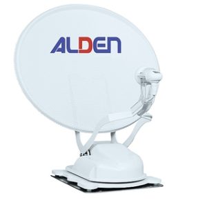 Antenne sat. automat. ALDEN Onelight Evo 60 avec module de commande S.S.C. HD Blanc