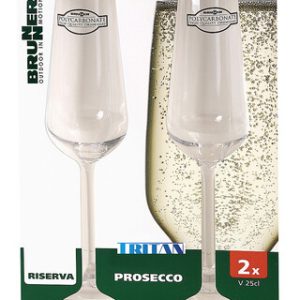 Verre à Prosecco BRUNNER Riserva Lot de 2, 250 ml