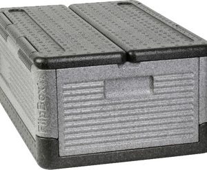 Boîte-Flip Classic Line blanc/gris 400x400x84 mm Contenu: 38,5 l