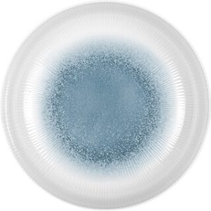 Assiette creuse mélam. BRUNNER Meteore Azur diam. 21 cm coul. blanc / bleu