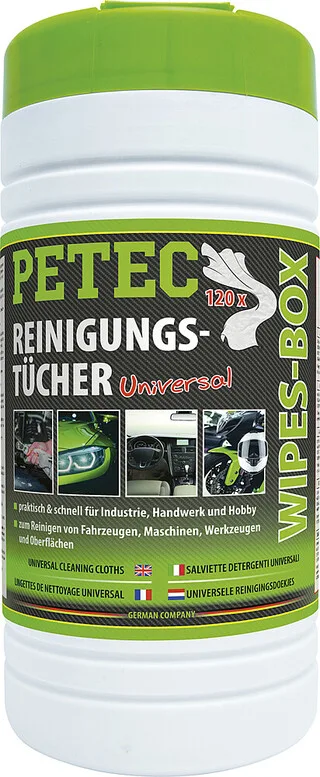 Lingettes Petec Wipes-Box 120 feuilles