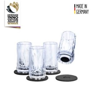 Verres en plastique magnétiques silwy SHOT set de 4, Hightech
