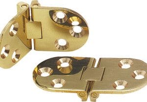 Charnière de support en laiton polie, 30 x 67 mm Contenu 2 pièces