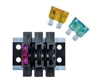 Porte-fusibles FS-3 barre triple, approprié pour FS