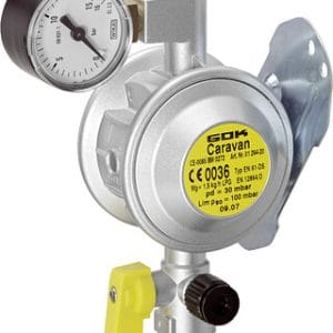 Détendeur basse pression GOK type EN61-DS PS 16 bars 30 mbar, 1,5 kg/h M 20 x 1,5 x RVS 10