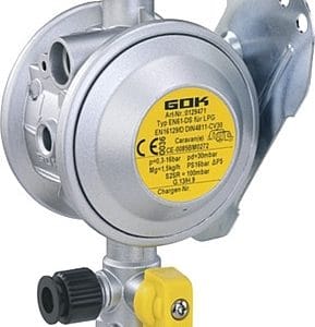 Détendeur basse pression GOK Type EN61-DS PS 30 mbar 1,5 kg/h M 20 x 1,5 x RVS 8