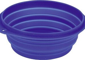 Gamelle de voyage silicone 500 ml bleu