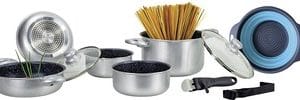 Batterie de cuisine alu Gimex Silver Line 9-pcs.