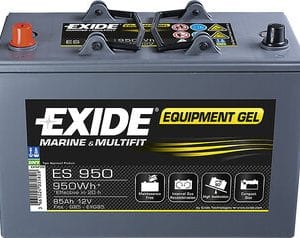 Batterie Exide Équipement Gel ES 1350
