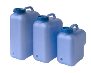 Bidon avec poignée de service CARYSAN® 12 l 28,5 x 33 x 17 cm couleur bleue