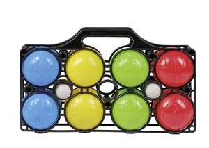 Jeu de Boccia HAPPY PEOPLE avec 8 billes