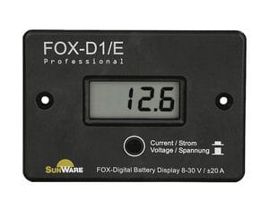 Afficheur solaire Sunware FOX-D1/E LCD