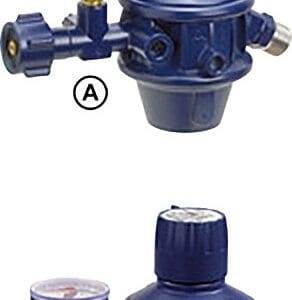 Installation 2 bouteilles GOK Caramatic BasicTwo 50mbar 1,5kg/h comb.W x G 1/4 LH-KN