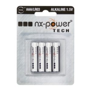 Batterie NX Micro AAA Ultra Alkali 1,5 V, Blister de 4 piè