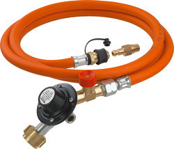 Jeu de tuyaux du détendeur GOK pour appareil à cartouches à gaz EU avec filetage AG 7/16-28 UNEF
