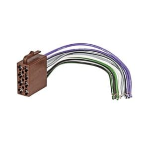 Kit adapt. HP pr radio ISO avc 4m de câble avec cable pour 4 haute-parleu