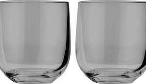 Verre à eau BRUNNER, lot de 2 Verre à eau Grey coloris gris