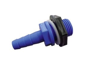 Pce dte de raccord. réservoir 12 pouce x 10 / 12 mm avec joint et écrou Couleur : bleu