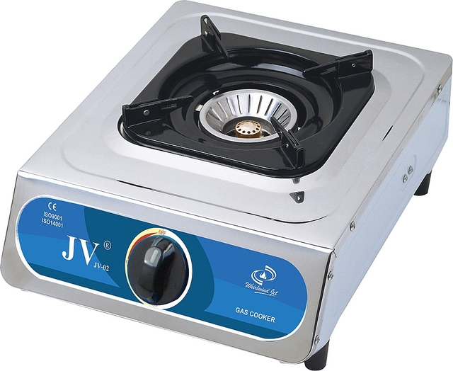 Réchaud à gaz JV 02s 1 feu, gris/bleu