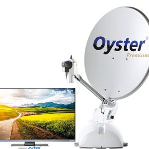 Antenne satellite automatique Oyster 65 Premium avec TV Oyster Basic 19 pouces