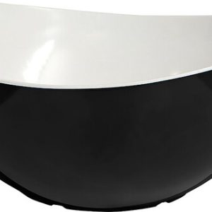 Saladier mélamine Gimex bicolore, 2 l blanc/noir