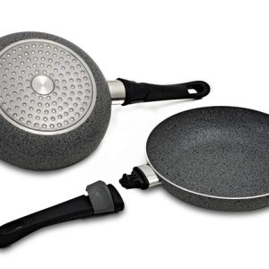 Topfset BEAVER BRAND ROCKZA 20 Kompakt 9-tlg. Farbe stone grey mit Trageburse