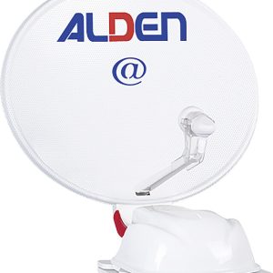 Antenne satellite auto Alden AS2 60 Ultrawhite avec S.S.C. Module commande HD, LTE 4G/5G Antenne