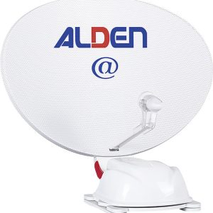 Antenne satellite auto Alden AS2 80 HD Ultrawhite avec S.S.C. Module de contrôle HD Antenne LTE 4G/5G