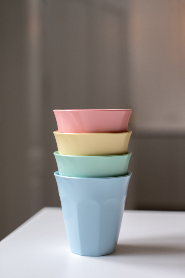 Gobelets koziol NORA S 4er-Set 150 ml, couleurs sweet blue/green/pink/yellow